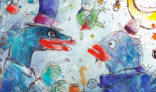 Tiere mit Humor und Charakter Zeichen