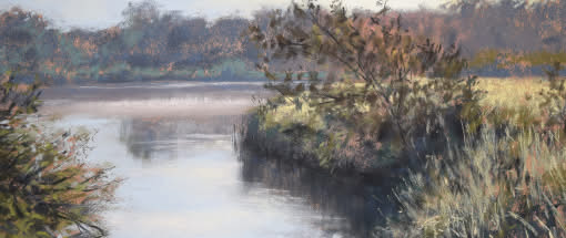 After Work: Morgendliche Landschaft in Pastell